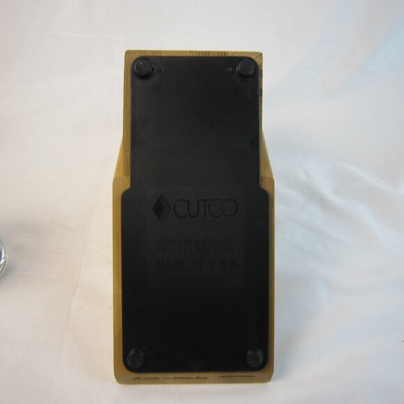 Cutco Knife Block Only - 13 Slot Solid Wood, 6 Steak Knife Slots - Picture 9 of 14